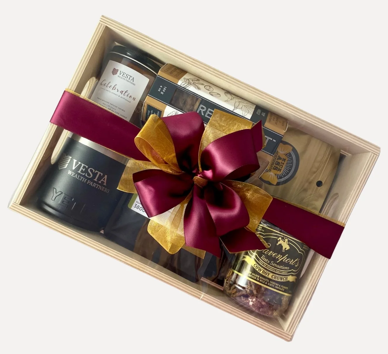 Custom corporate gifts featuring Canadian-made products